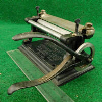 Osborne  Splitter's Patent Champion Lap Skiver and  Leather Splitting Machine