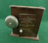 1866 Patent Model - Combined Door Bell Burglar Alarm by E. H. Crane