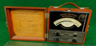 Weston Standard Portable Direct & Alternating Current Volt Meter