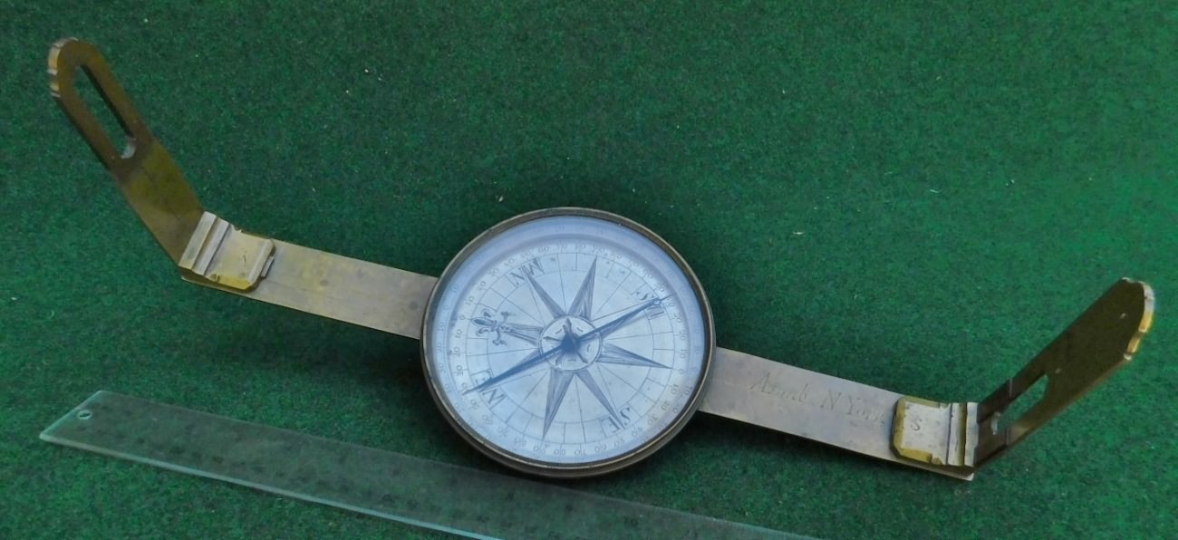 MHS Collections Online: Surveyor's compass