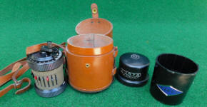 Curta Type 2 Calculator w/ Leather Carrier