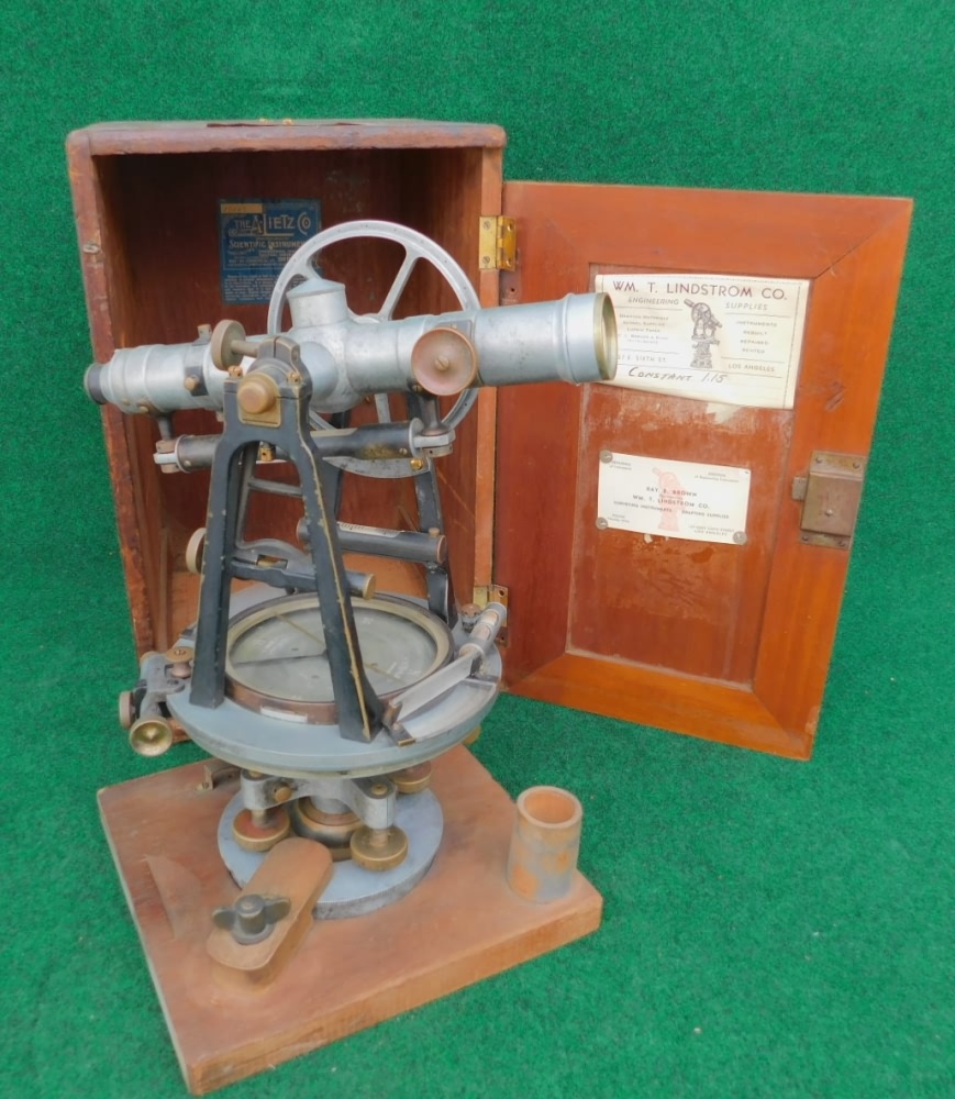 The a lietz company surveyor s compass transit marked th