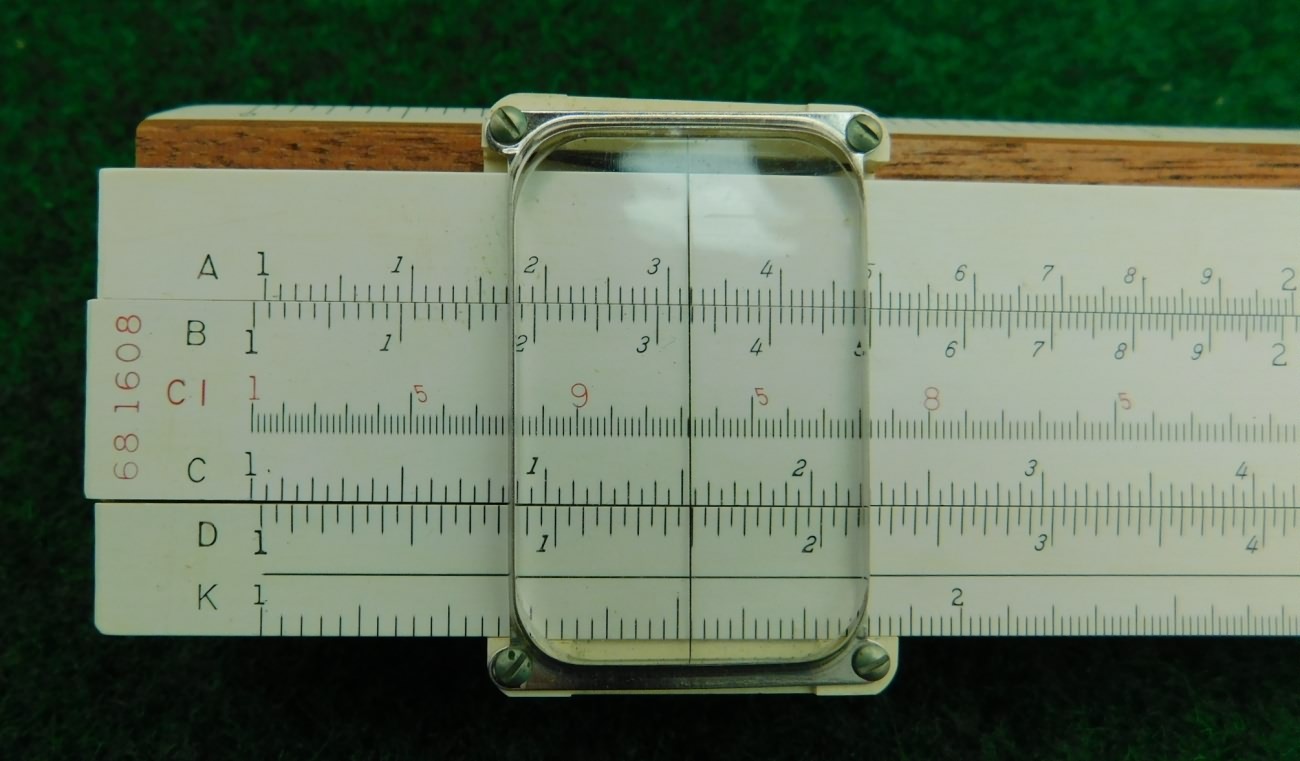 Sold at Auction: Vintage Keuffel and Esser Co. Jet-Math Slide Rule