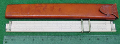 Keuffel & Esser 4088-3 Slide Rule w/ Column Cursor & Leather Case