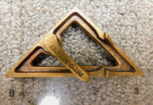 BRASS Three Tool Rule Co. 1907 Campbell Patent Rule Tool Attachment