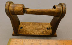 The Equity  A. P. W. Paper Co. Cast Iron Toilet Paper Holder Albany NY 