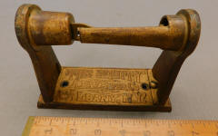 The Equity A. P. W. Paper Co. Cast Iron Toilet Paper Holder Albany NY