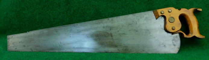 Disston # 7 8 pt. Crosscut Saw