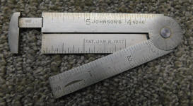 E.P. Johnson #46 Caliper Rule & Protractor