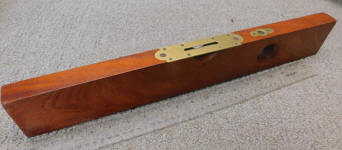 L. L. Davis Mahogany Level