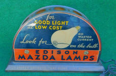 Edison Mazda Lamp / Light Bulb Display