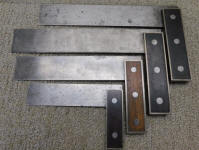 4 D. B. & S. Rosewood Handle Machinist Squares 