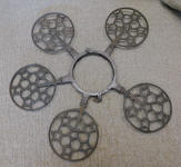 Cast Iron Trivet Tree / Stove Pipe Trivet / Stove Shelf / Mitten Warmer