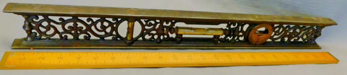 M. W. Robinson Davis Patent # 49 Combination Inclinometer Plumb & Level