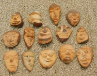 Collection of Antique "Nut-People" Carvings