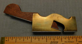 7/16 Brass Rabbet Plane