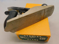 Stanley # 4 C Corrugated Bottom Smooth Plane in Box