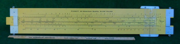 Pickett N1010-ES Trig 4' Classroom Teaching Aid Slide Rule