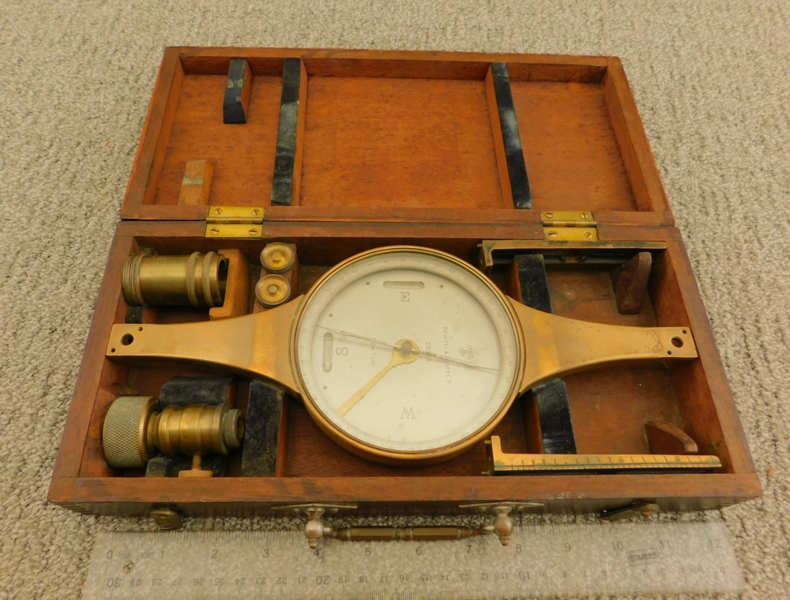 MHS Collections Online: Surveyor's compass