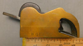 Popping Brass Infill Rabbet Plane Antique New York Maker 