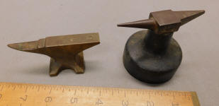 2 Miniature Anvils