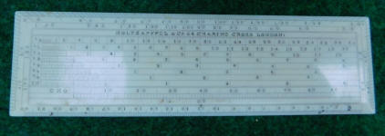 Holtzapffel & Co. 64 Charing Cross London Ivory Rule / Protractor for Architects / Navigation