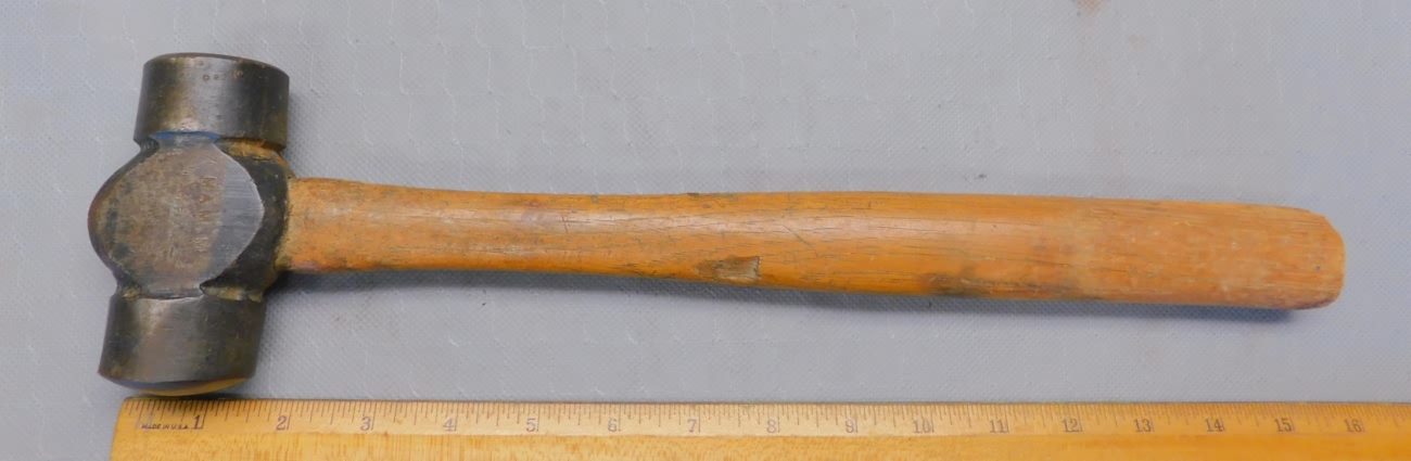 Antique L.A. Rare Adze Axe Wood Hoe Hammer Tool Making Old Ships