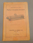 Keuffel & Esser 4012 / 4013 C. 1914 Original Instruction Booklet 