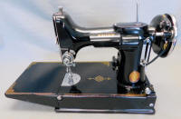 1936 Black Singer Featherweight 221 Texas Centennial Exposition Sewing Machine (AE083635)