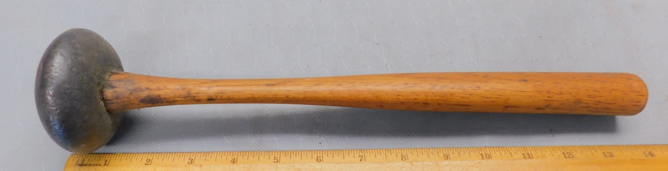 At Auction: Vintage Wood And Metal Tiny Hammer Or Mallet