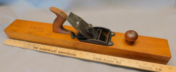 Stanley Rule & Level Co. No. 132 Liberty Bell c. 1890 Transitional Jointer Plane