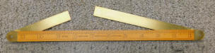 C. S. Co. No. 42 Ship Carpenter Bevel / Rule