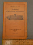 Thacher Calculator Instrument 1917 Instruction Manual / Booklet