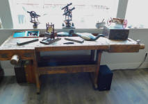 19th Century Antique Carpenters Work Bench