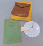 Dempster Rota Rule Slide Rule Model AA w/ Magnifier, Case, Manual & Box 