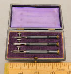 Watch Maker's Jewel Setting / Rubbing Tools in Hard Case