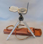 WM. Ainsworth & Sons - D. W. Brunton Pocket Transit / Compass w/ Tripod & Leather Case