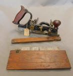 Early Type 1 c. 1884 Stanley No. 45 Combined Plow & Bead Plane w/ Boxed Cutters