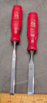 2 Cherries Marke Kirschen German Bevel Edge Chisels