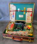 Singer Dressmaker Manikin / Mannikin / Mannequin Doll Set with Accessories & SewHandy 
	Model 20-10 Toy Sewing Machine in Hard Case
