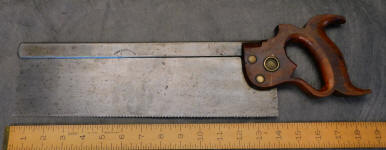 Henry Disston & Sons 14" Cast Steel Backsaw / Dovetail / Tenon Saw