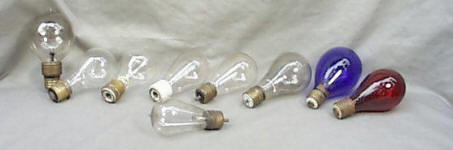 Collection of Early Light Bulbs