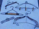 vintage wire clothes hangers