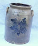 Antique L. Lehman & Co. Stoneware Crock