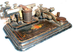 antique telegraph key