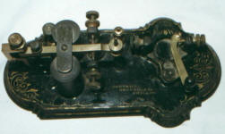 Patented Cast Iron Base Telegraph Key