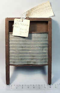 1871 Patent Model of Washboard