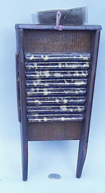 1860 
        Patent Model of Yellow-ware / Bennington / Rockingham Washboard 