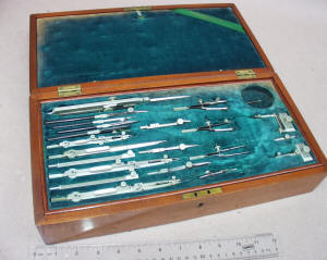 Antique Drafting Set