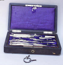 Early Cased Architect's / Draftsman's Drafting Set